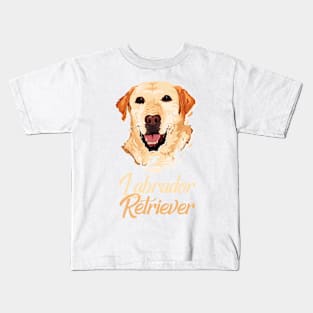 Yellow Labrador Retriever! Especially for Labrador Retriever owners! Kids T-Shirt